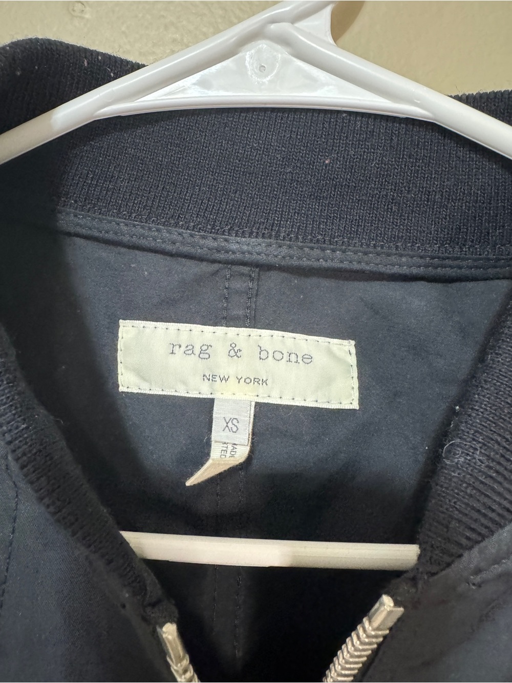 Rag & Bone Charcoal Lightweight Bomber Jacket View 3